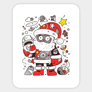 Christmas and Santa Claus13 Sticker